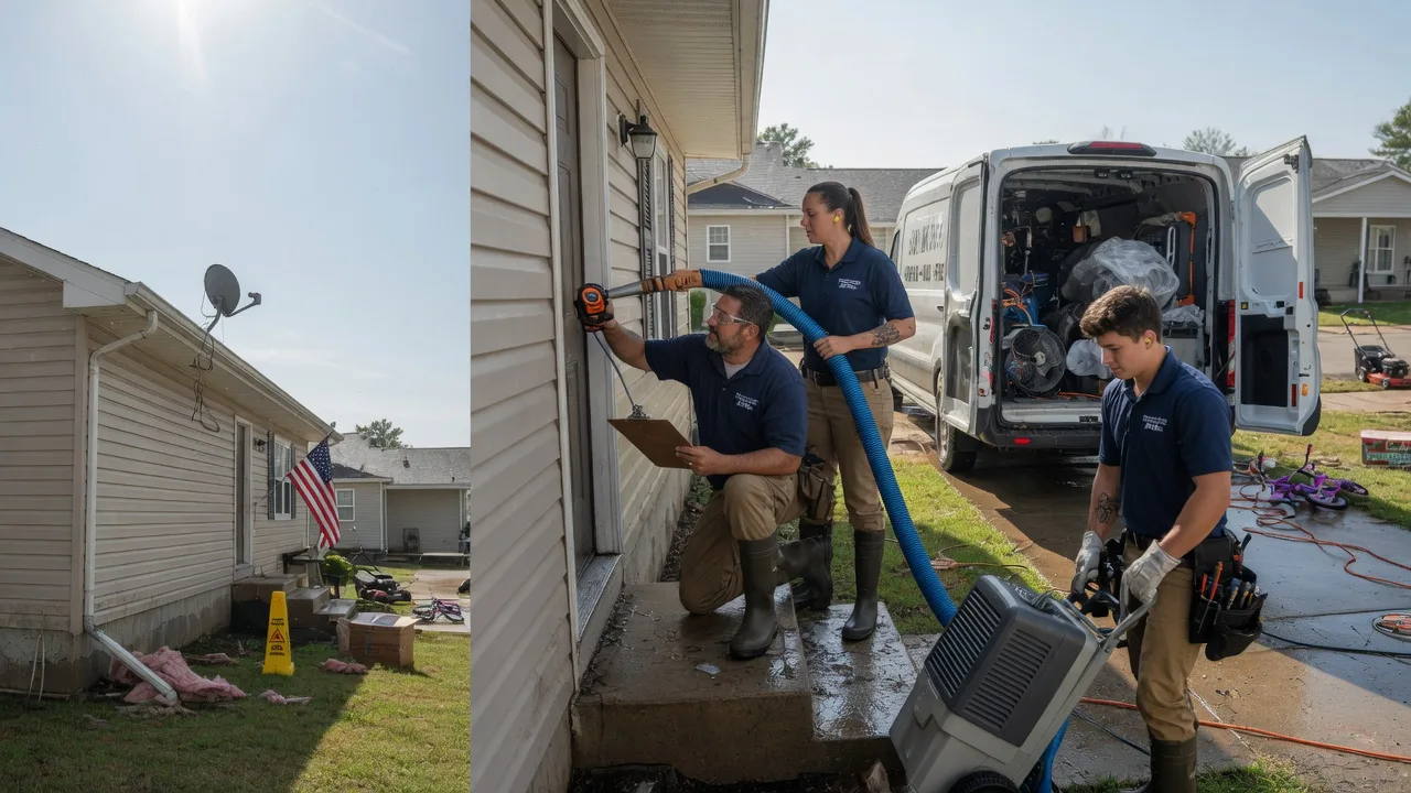 Ceiling Water Damage Restoration in Oregon, WI near me